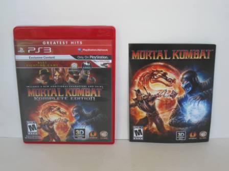 Mortal Kombat Komplete Edition GH (CASE & MANUAL ONLY) - PS3